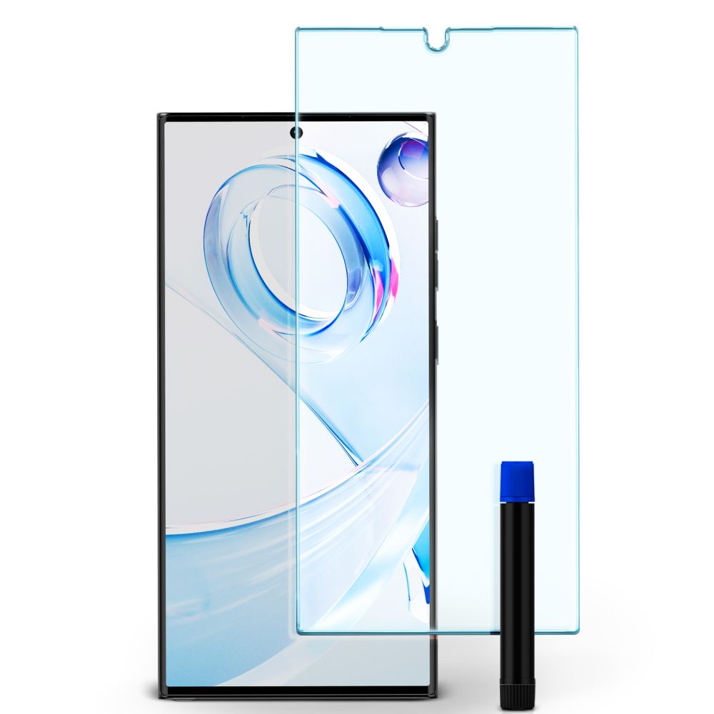 Szko hartowane Spigen Glas.tr Platinum przeroczyste SAMSUNG Galaxy S23 Ultra / 11