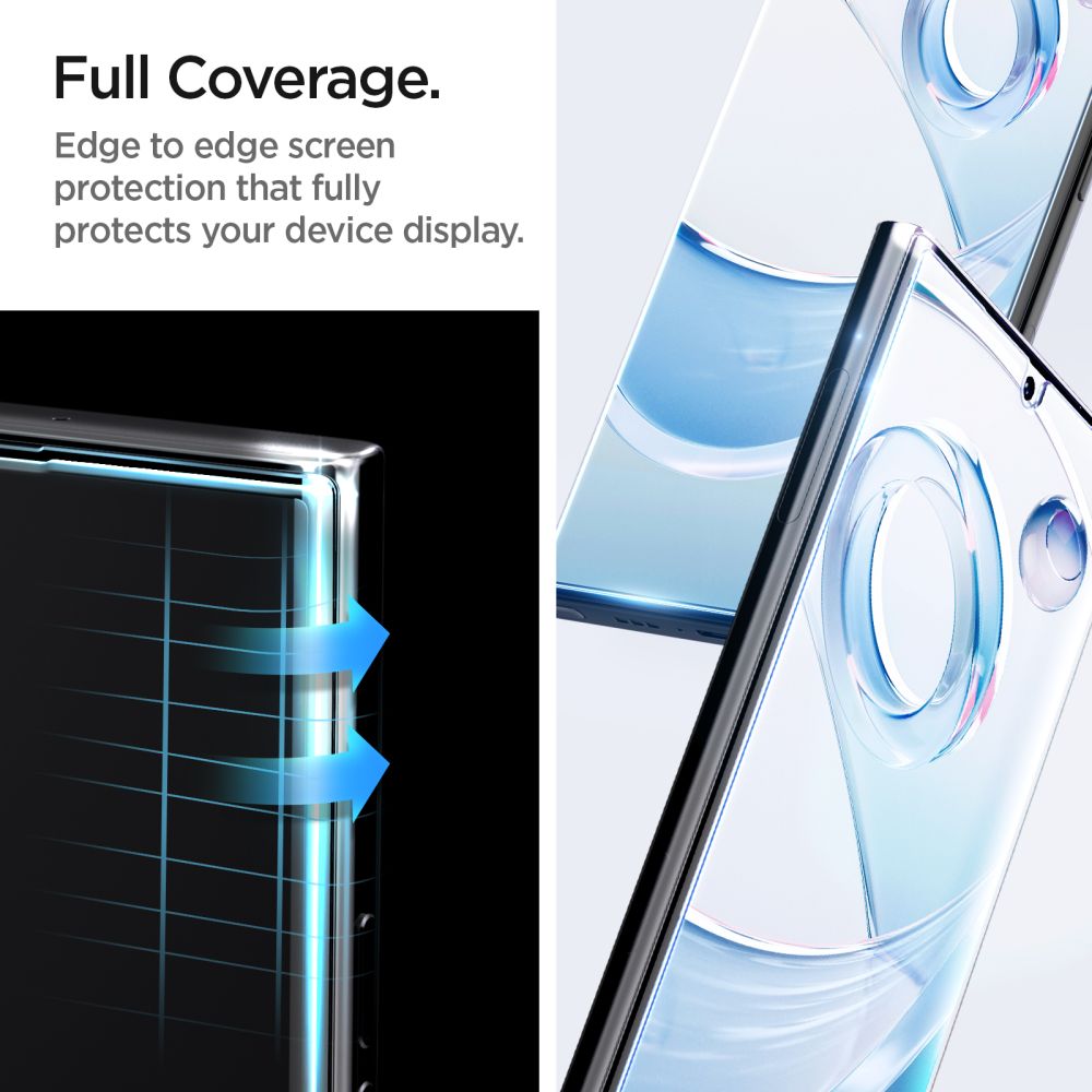 Szko hartowane Spigen Glas.tr Platinum przeroczyste SAMSUNG Galaxy S23 Ultra / 8