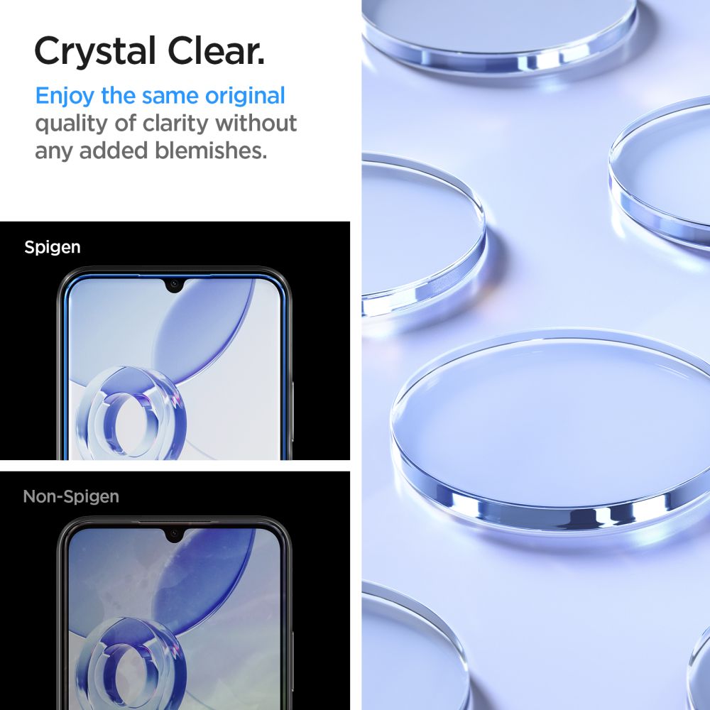 Szko hartowane Spigen Glas.tr Slim 2-pack przeroczyste SAMSUNG Galaxy A34 5G / 8