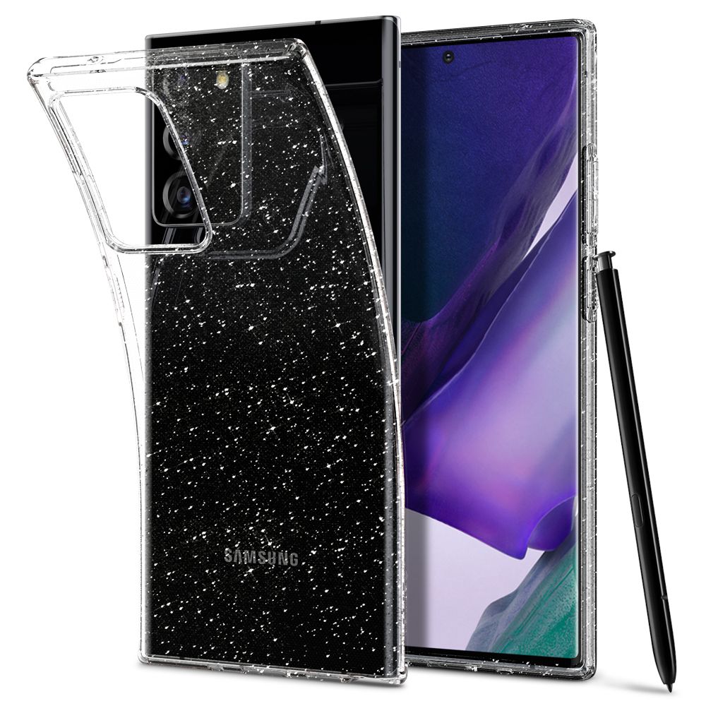 Pokrowiec Etui Spigen Liquid Crystal Glitter Przeroczyste SAMSUNG Galaxy Note 20 Ultra / 7