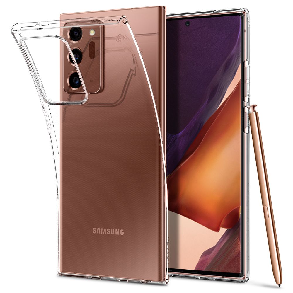 Pokrowiec etui silikonowe Spigen Liquid Crystal Przeroczyste SAMSUNG Galaxy Note 20 Ultra