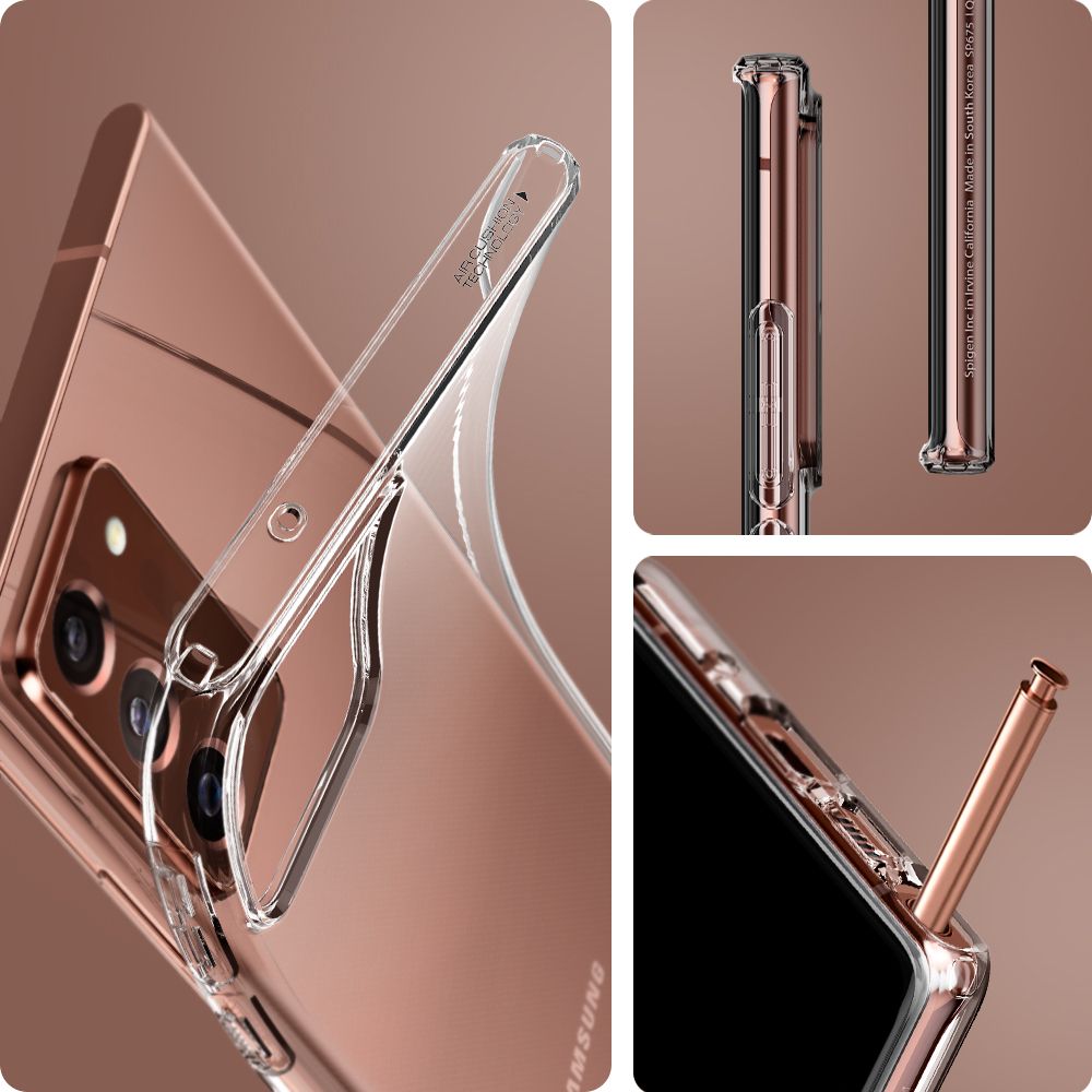 Pokrowiec etui silikonowe Spigen Liquid Crystal Przeroczyste SAMSUNG Galaxy Note 20 Ultra / 9