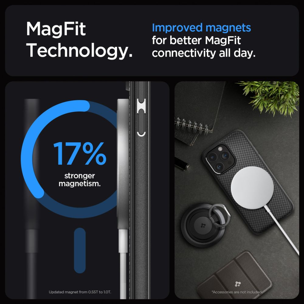 Pokrowiec Spigen Mag Armor Magsafe czarne APPLE iPhone 15 Pro Max / 12