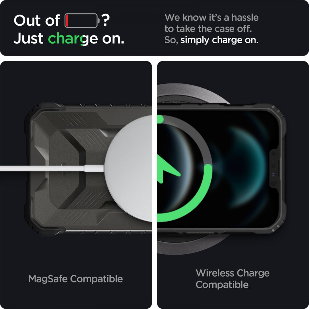 Pokrowiec Spigen Nitro Force czarne APPLE iPhone 13 Pro Max / 11