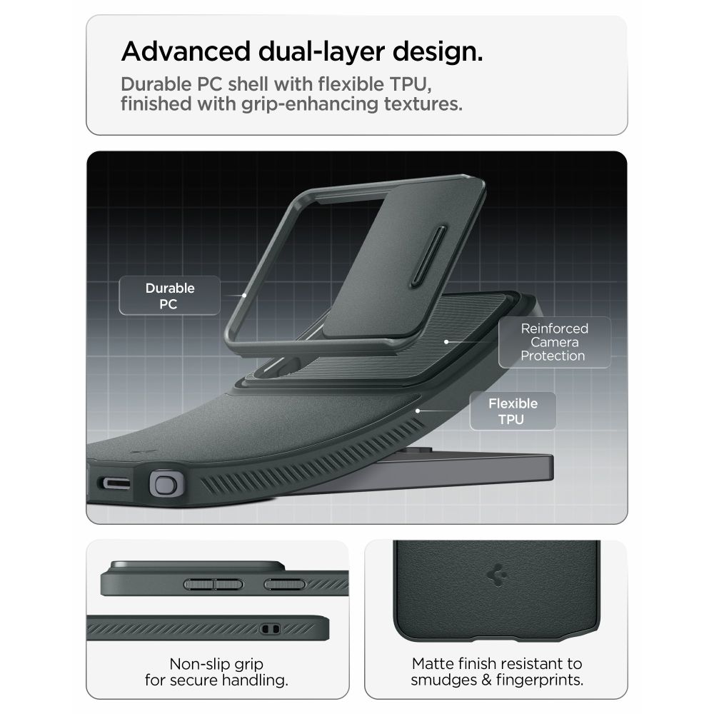 Pokrowiec Spigen Optik Armor Abyss zielone SAMSUNG Galaxy S26 Ultra / 7