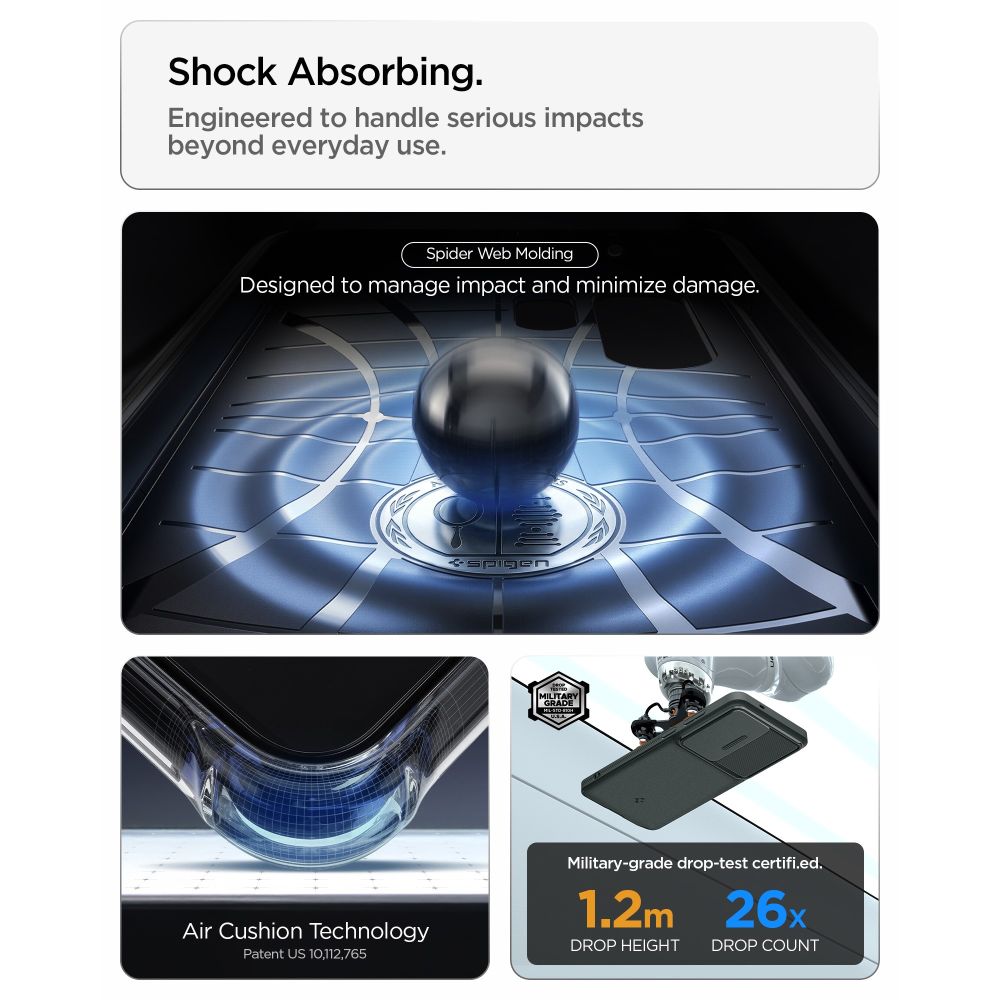 Pokrowiec Spigen Optik Armor Abyss zielone SAMSUNG Galaxy S26 Ultra / 8