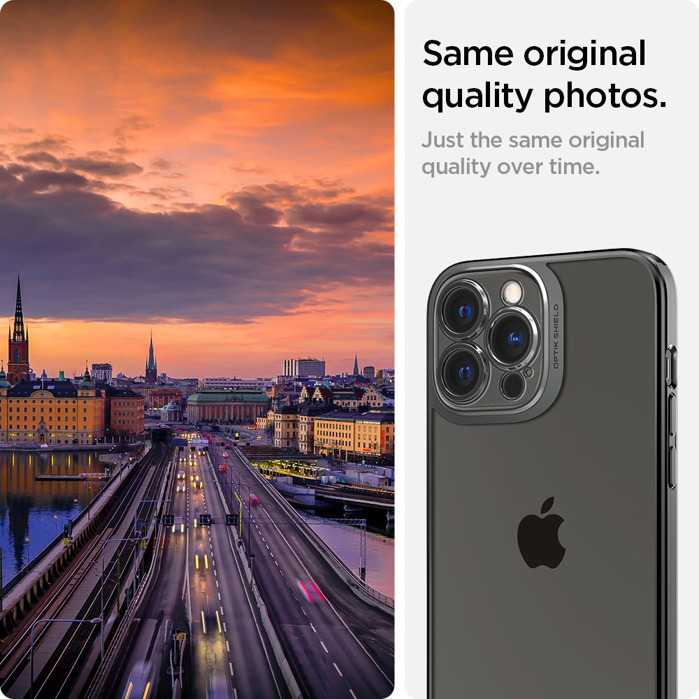 Pokrowiec Spigen Optik Crystal Chrome grey APPLE iPhone 13 Pro / 7