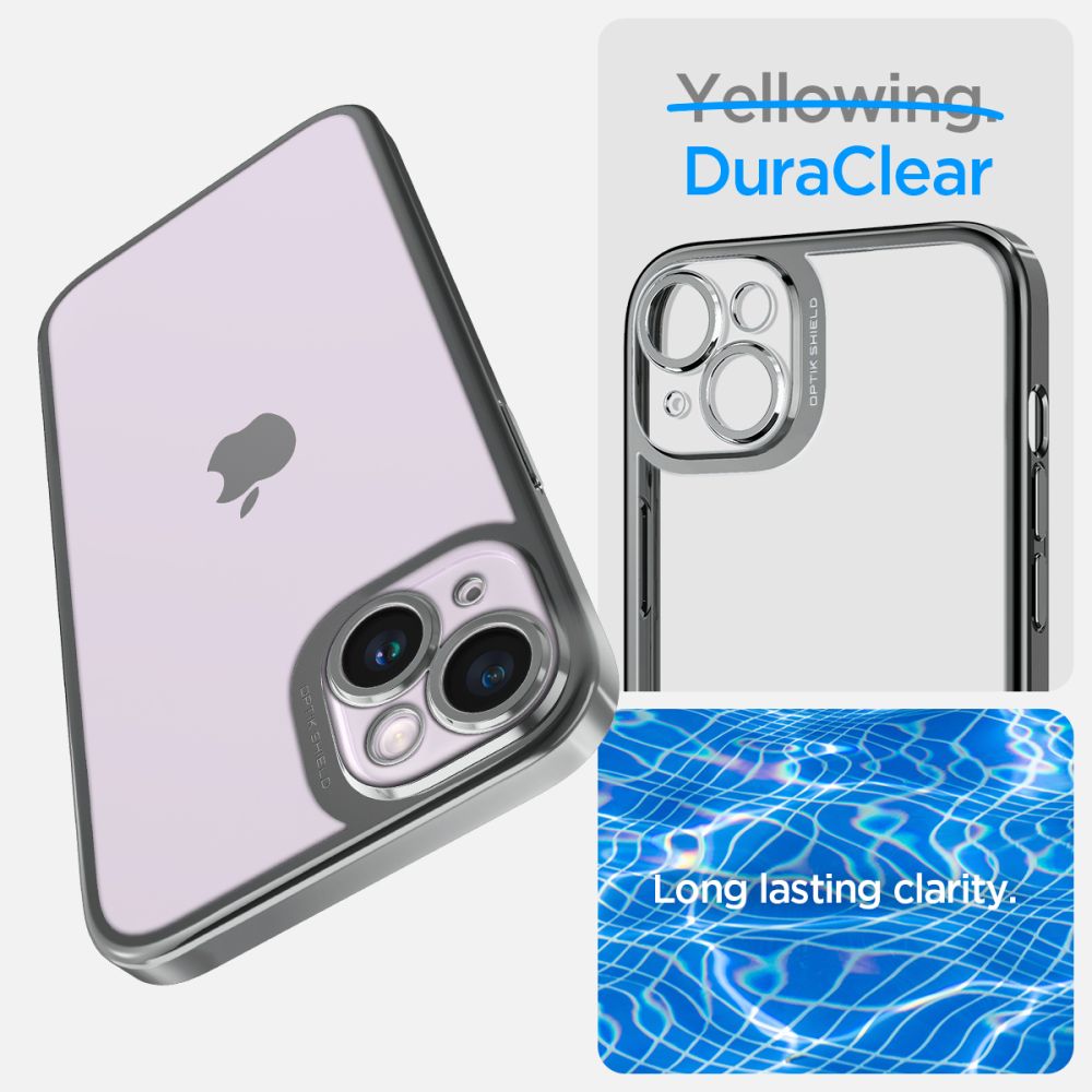 Pokrowiec Spigen Optik Crystal Chrome grey APPLE iPhone 14 / 9