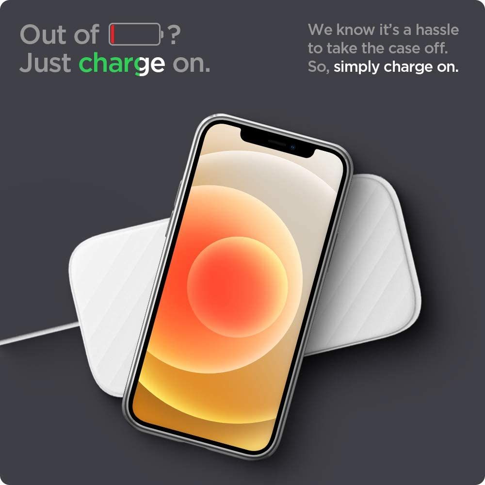 Pokrowiec Spigen Optik Crystal Chrome srebrne APPLE iPhone 12 / 2