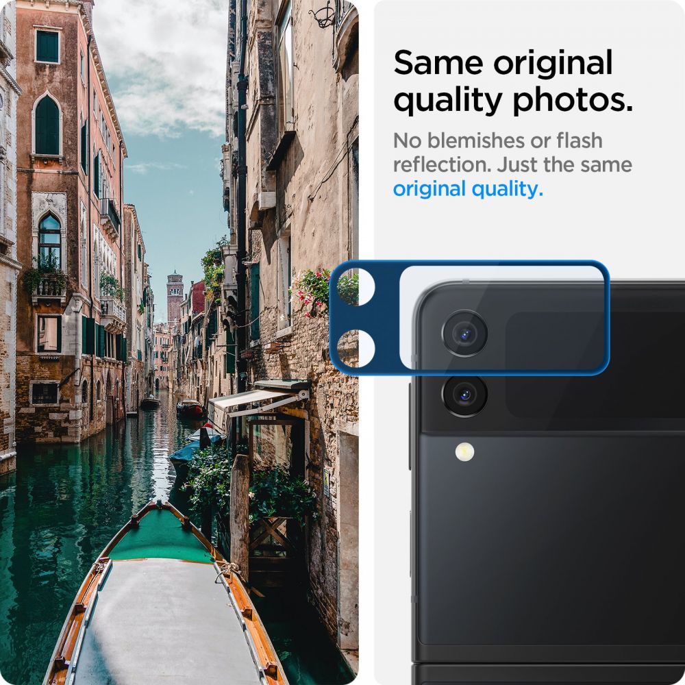 Szko hartowane Spigen Optik.tr Camera Lens & Hinge Film czarne SAMSUNG Galaxy Z Flip 3 / 4
