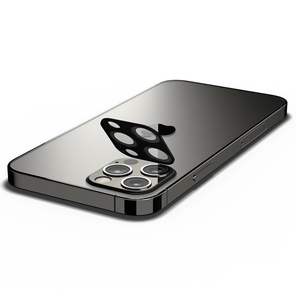 Szkło hartowane Spigen Optik.tr Camera Lens czarne APPLE iPhone 12 Pro Max / 6