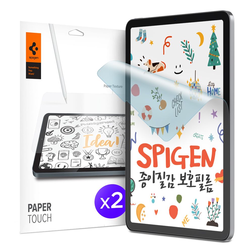 Folia ochronna Spigen Paper Touch 2-pack  APPLE iPad Air 4 2020