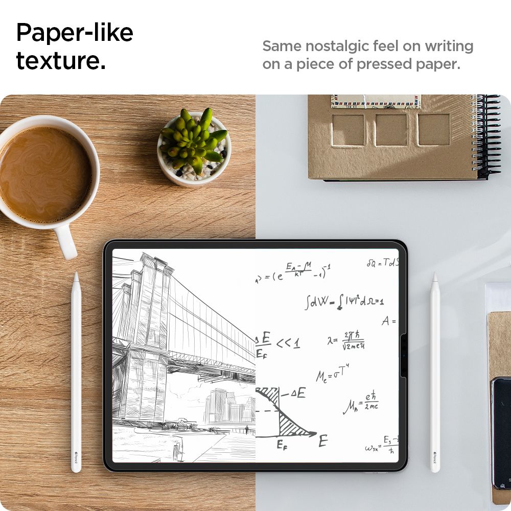 Folia ochronna Spigen Paper Touch 2-pack  APPLE iPad Air 4 2020 / 2