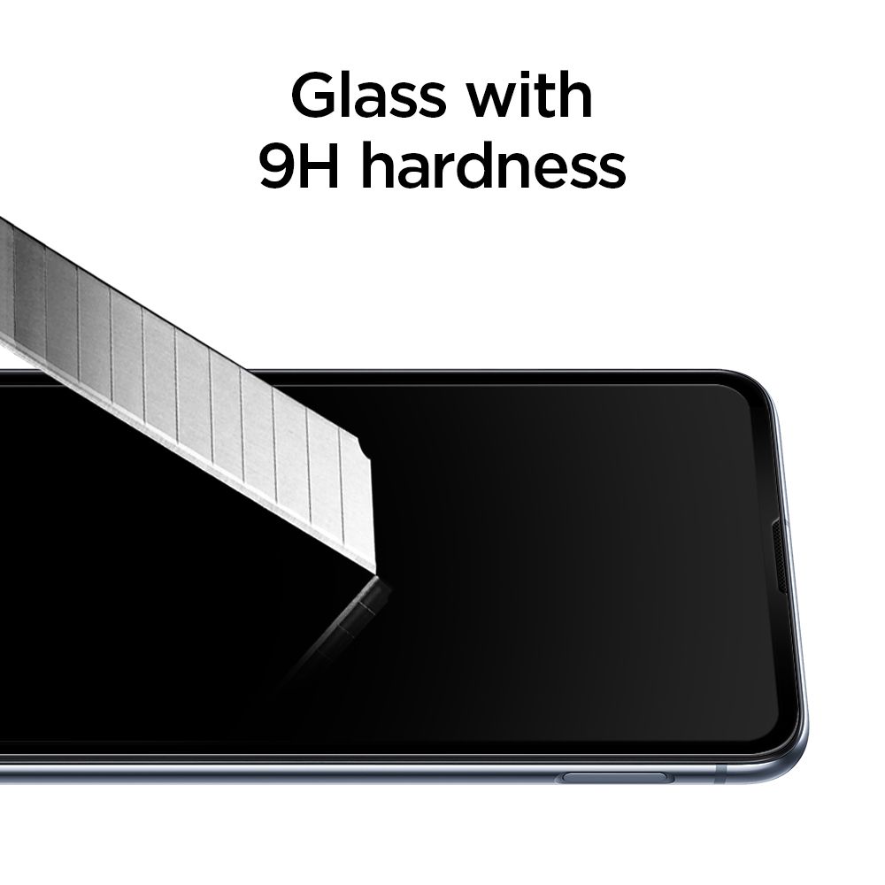 Szko hartowane Spigen Glass FC czarne SAMSUNG Galaxy S10e / 4