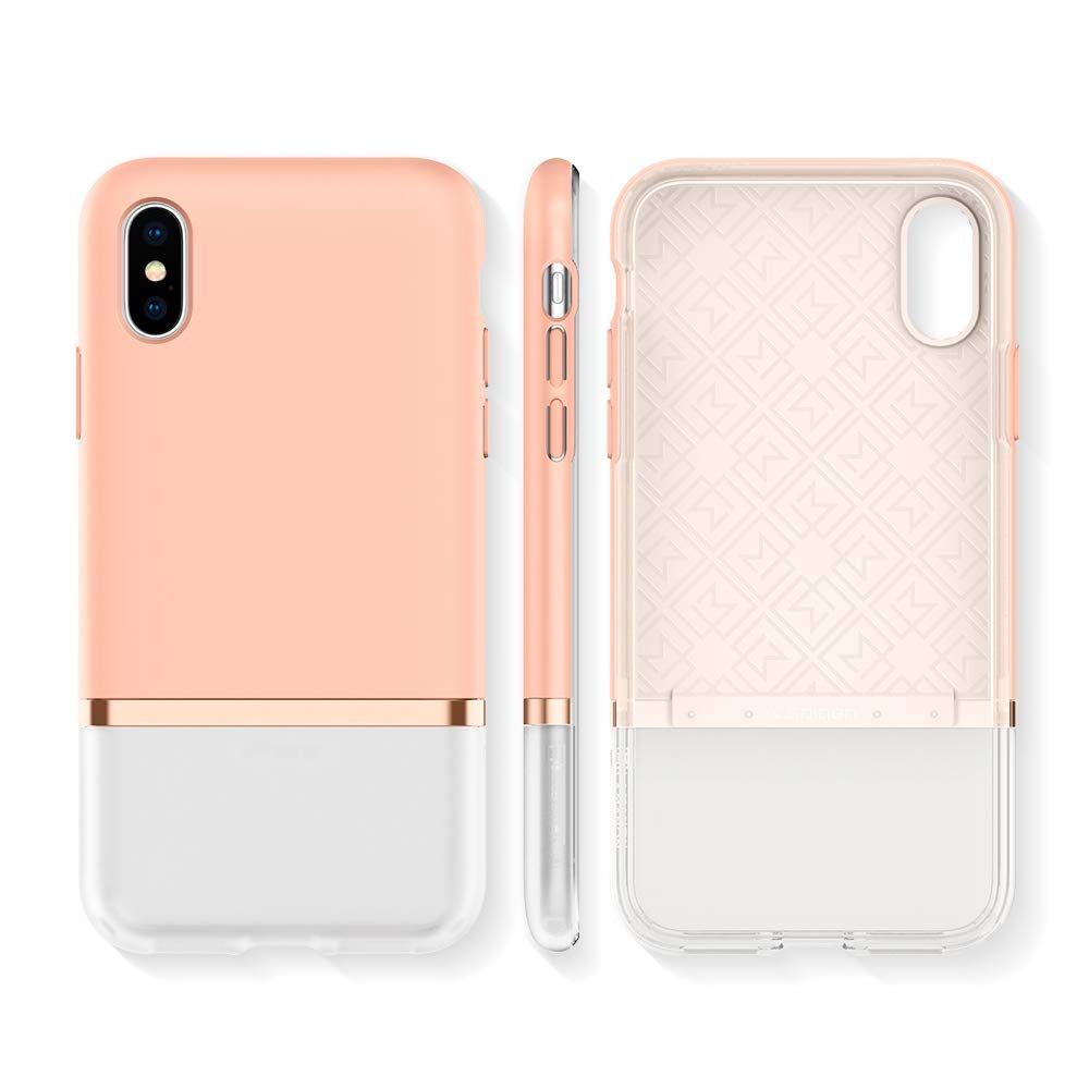 Pokrowiec SPIGEN LA MANON JUPE MILK PEACH APPLE iPhone XS / 3