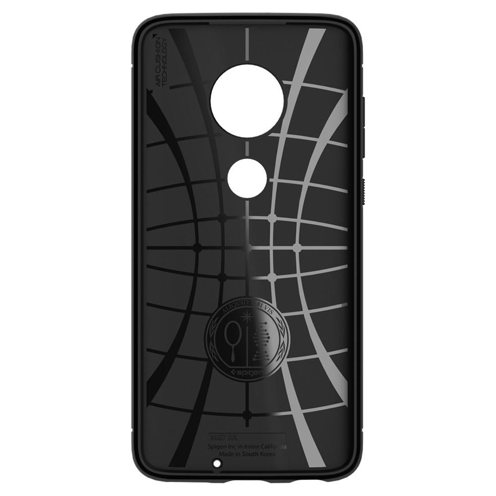 Pokrowiec etui Spigen Rugged Armor czarne MOTOROLA Moto G7 / 6