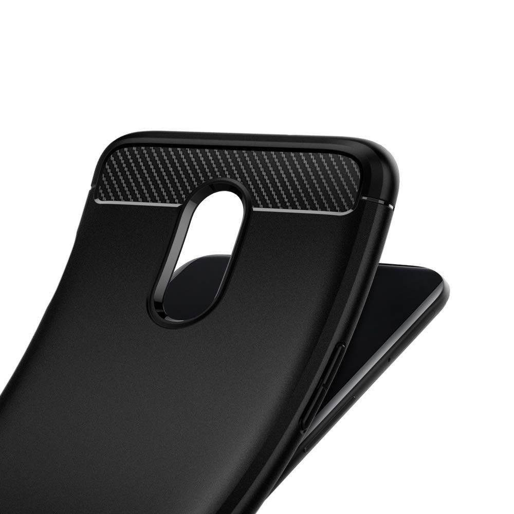 Pokrowiec etui Spigen Rugged Armor czarne OnePlus 7 / 4