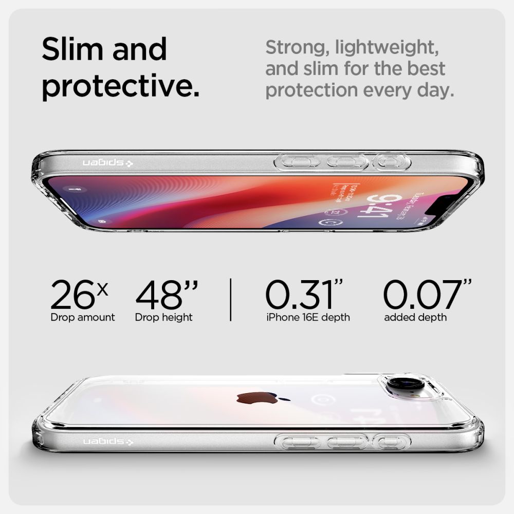 Pokrowiec SPIGEN Ultra Hybrid Crystal Clear APPLE iPhone 16e / 11
