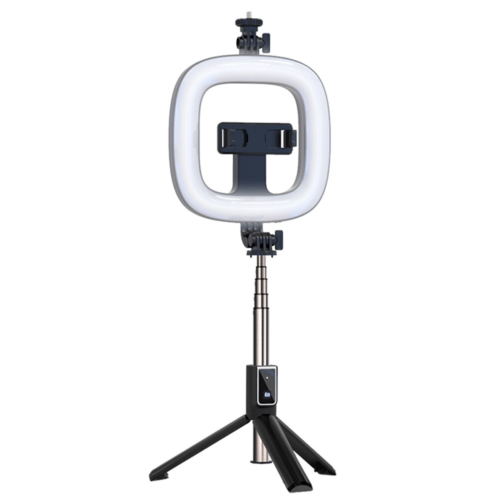 Statyw wysignik selfie tripod z lamp kwadratow P40D-1 czarny OnePlus 2