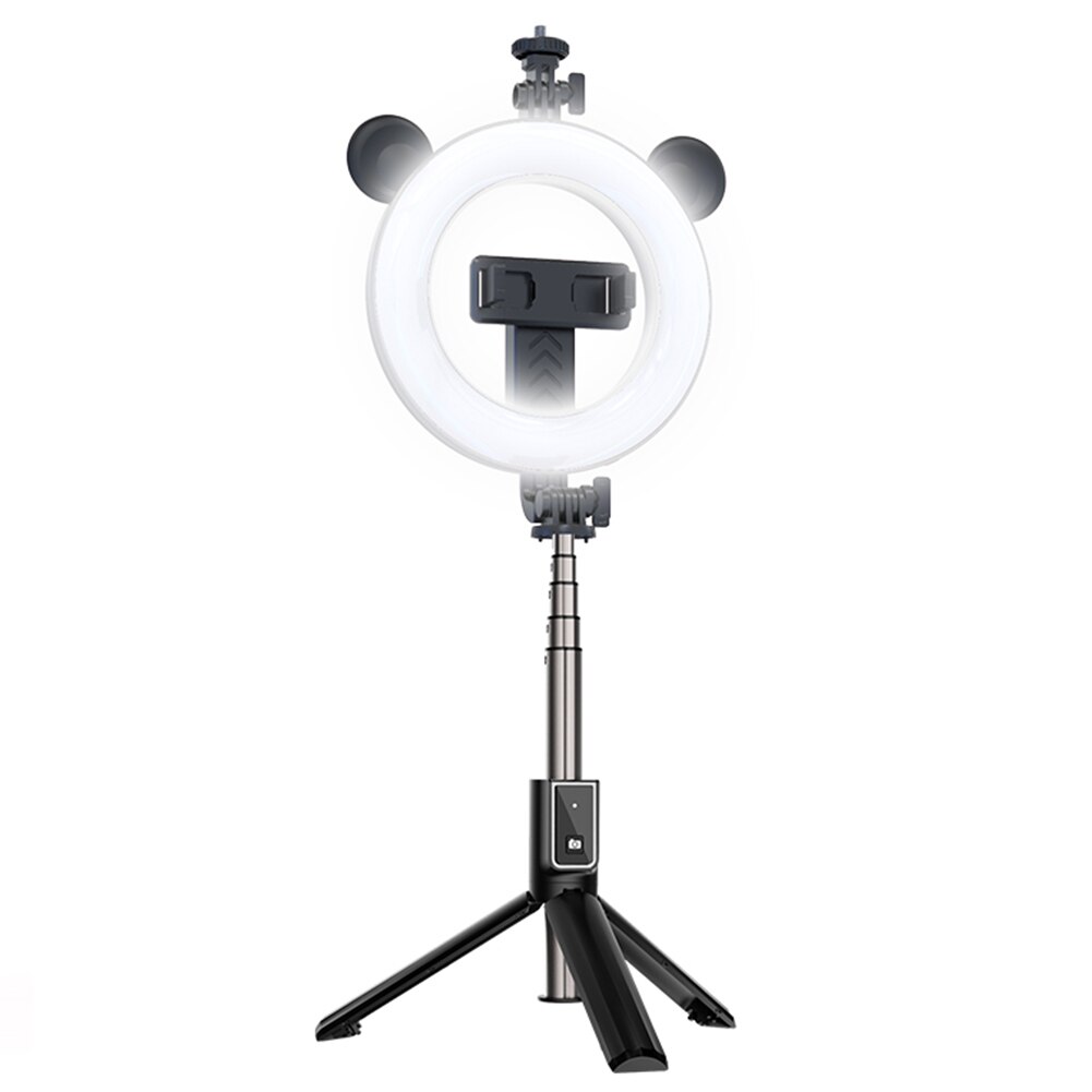 Statyw wysignik selfie tripod z lamp piercieniow P40D-4 czarny NOKIA Lumia 830