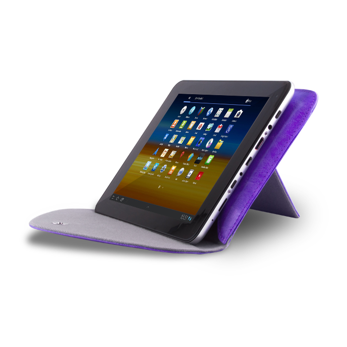 Pokrowiec etui z podstawk Stilo fioletowe ALCATEL One Touch POP 7 Tablet P310X / 3
