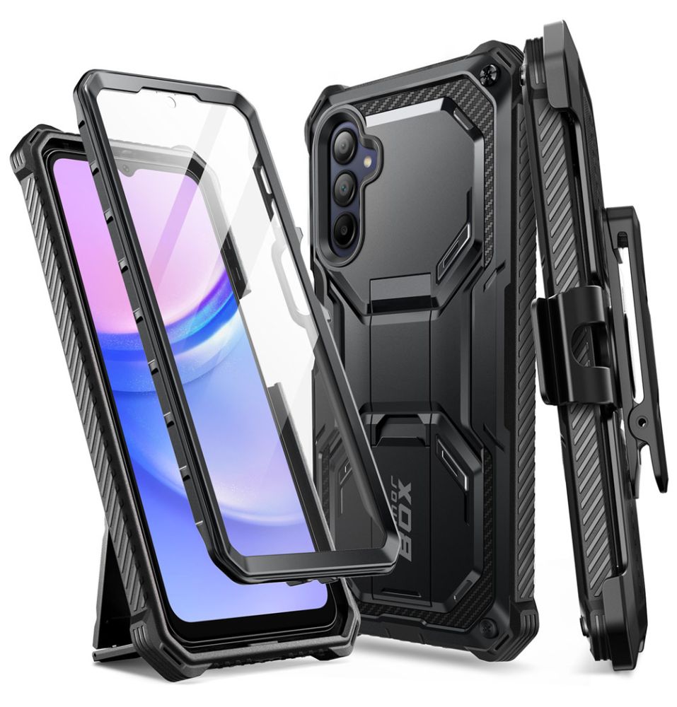 Pokrowiec Supcase Iblsn Armorbox czarne SAMSUNG Galaxy A15 5G