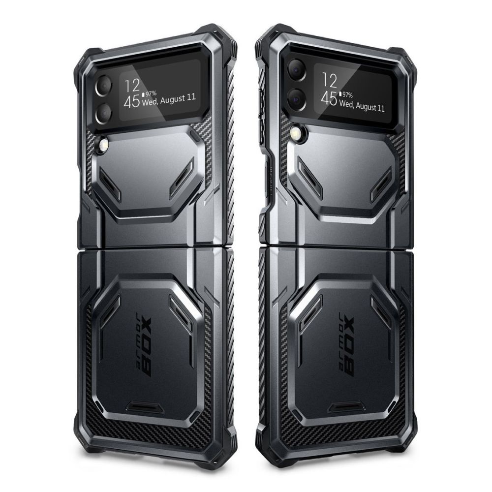 Pokrowiec Supcase Iblsn Armorbox czarne SAMSUNG Galaxy Z Flip 4 / 8