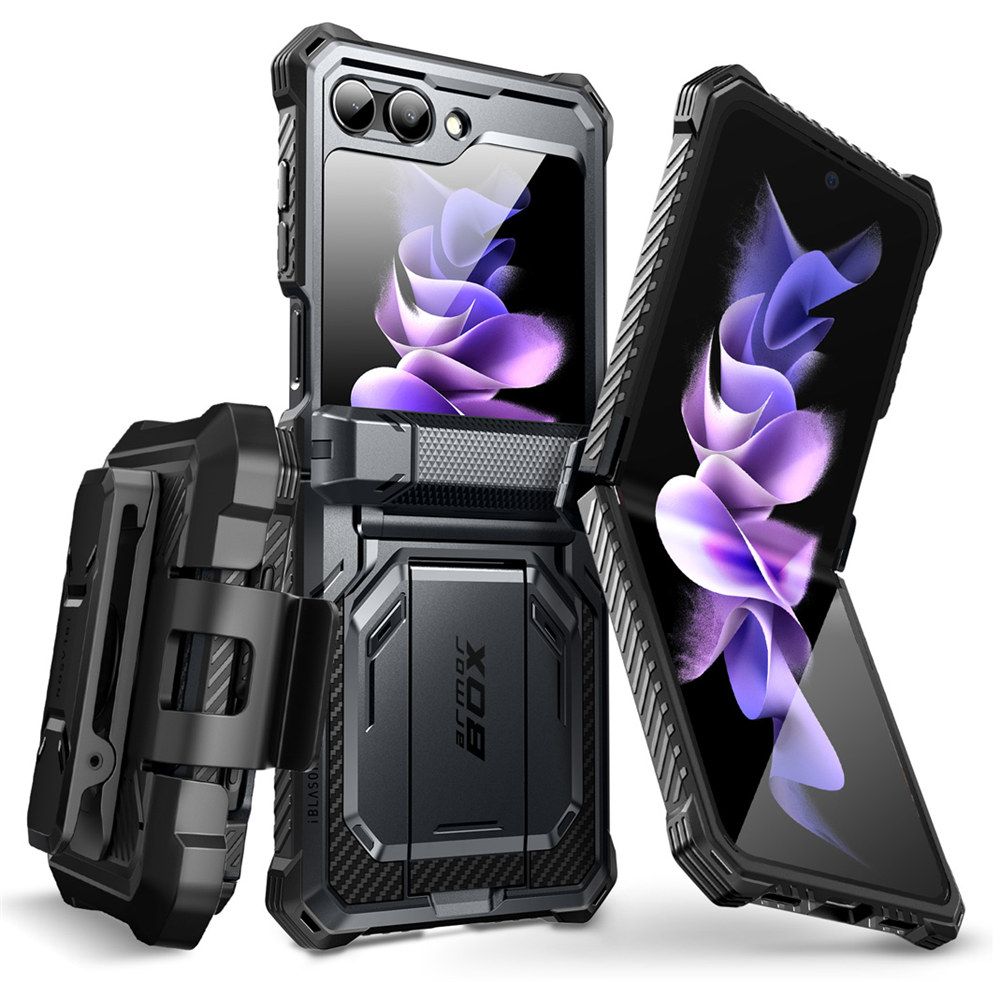 Pokrowiec Supcase Iblsn Armorbox czarne SAMSUNG Galaxy Z Flip 5 5G