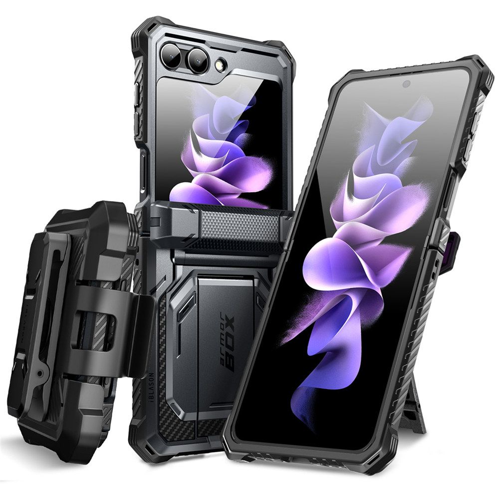 Pokrowiec Supcase Iblsn Armorbox czarne SAMSUNG Galaxy Z Flip 5 5G / 2