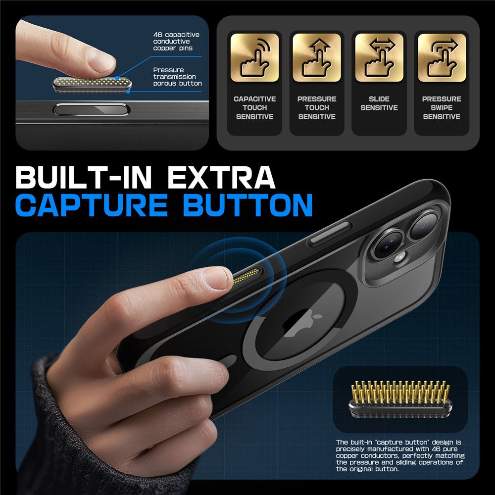 Pokrowiec Supcase Ub Mag Magsafe czarne APPLE iPhone 16 / 2