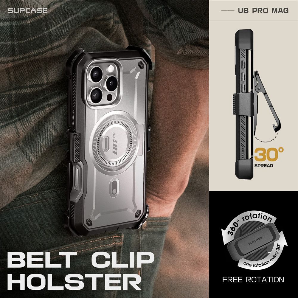 Pokrowiec Supcase Ub Pro Mag Magsafe grey APPLE iPhone 16 Pro Max / 6