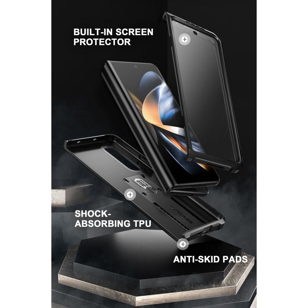 Pokrowiec Supcase Unicorn Beetle czarne SAMSUNG Galaxy Z Fold 4 / 4
