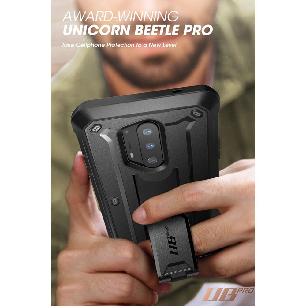 Pokrowiec etui pancerne Supcase Unicorn Beetle Pro Czarne OnePlus 8 Pro / 3