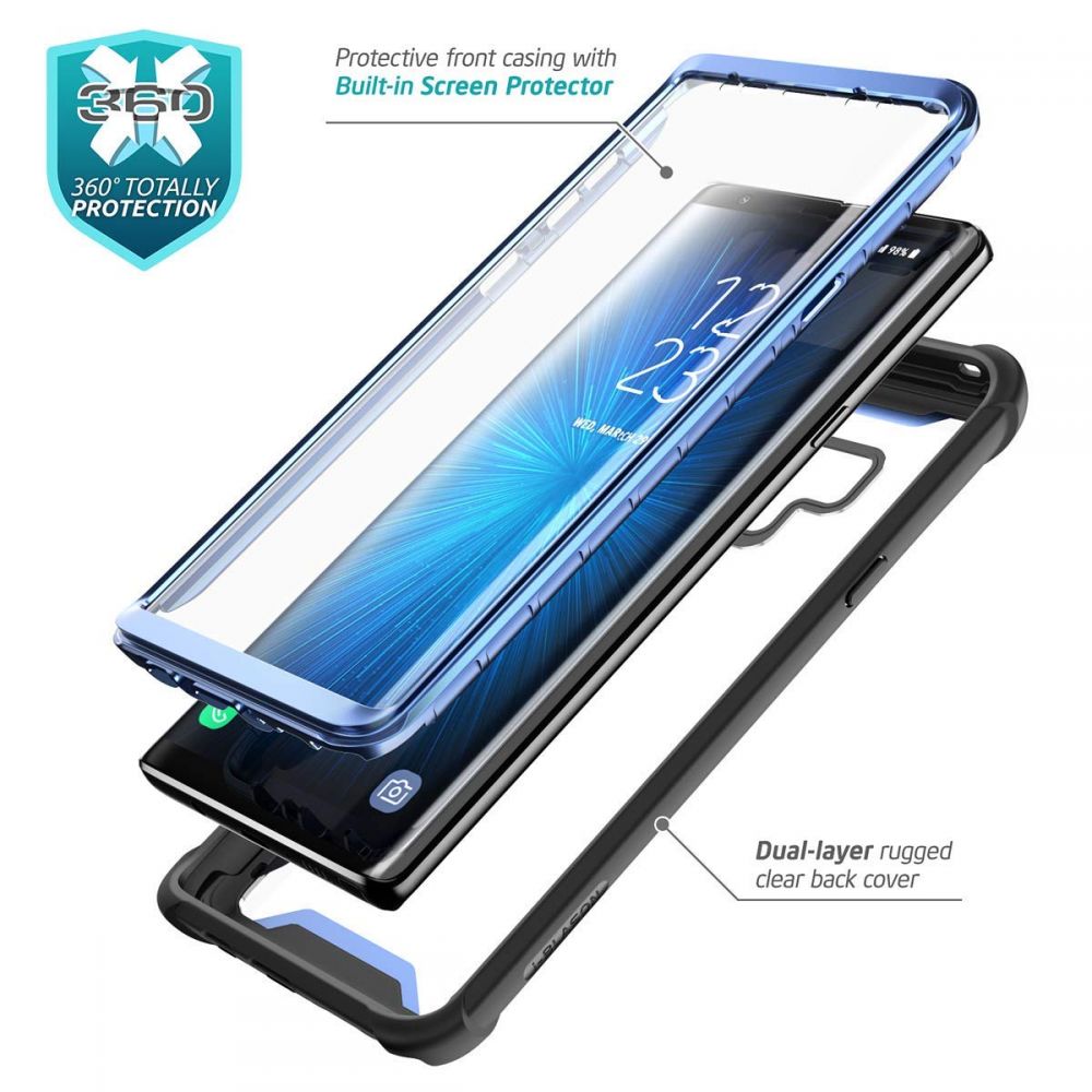 Pokrowiec etui SUPCASE IBLSN ARES niebieskie SAMSUNG Galaxy Note 9 / 2