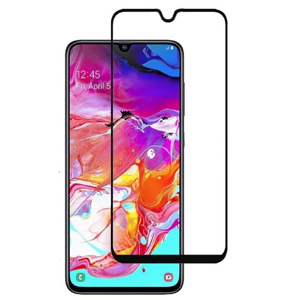 Szko hartowane 5D na cay ekran czarne SAMSUNG Galaxy A70s