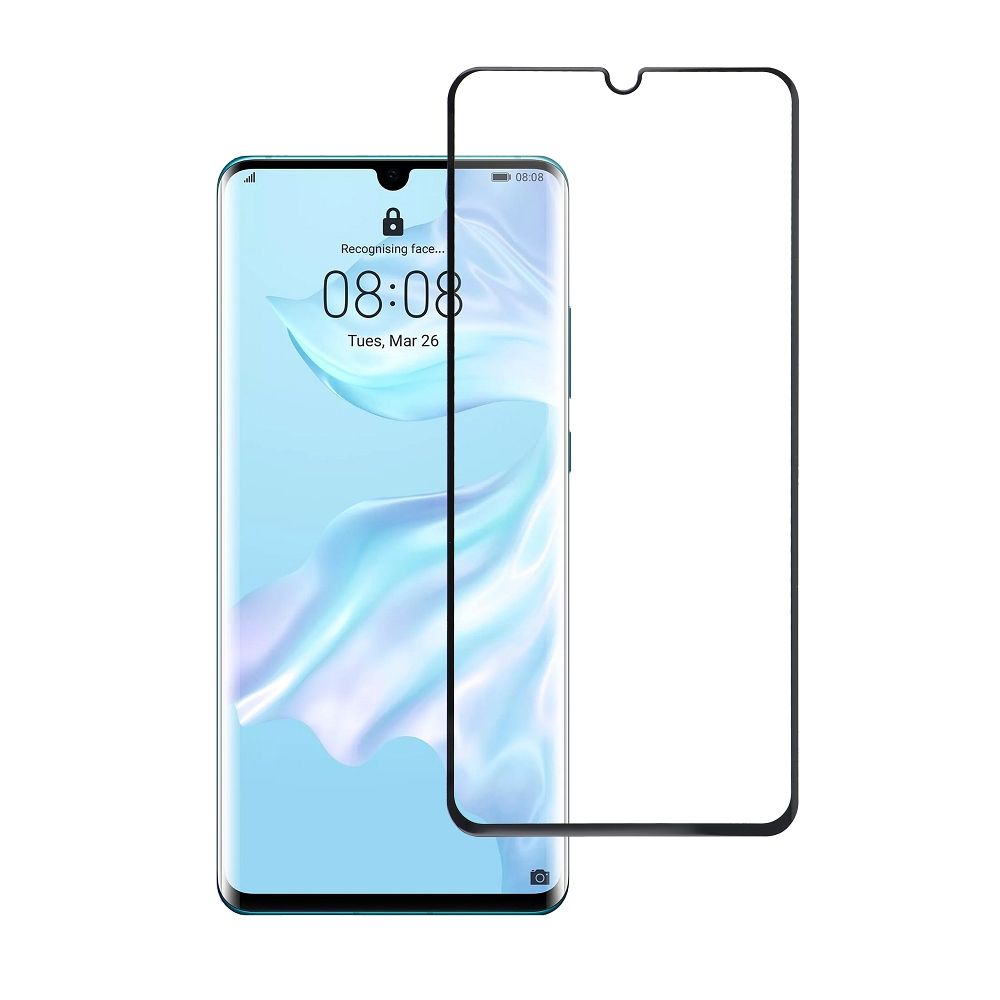 Szk�o hartowane hartowane Blue Star 5D Full Glue czarny HUAWEI P30 Pro / 2