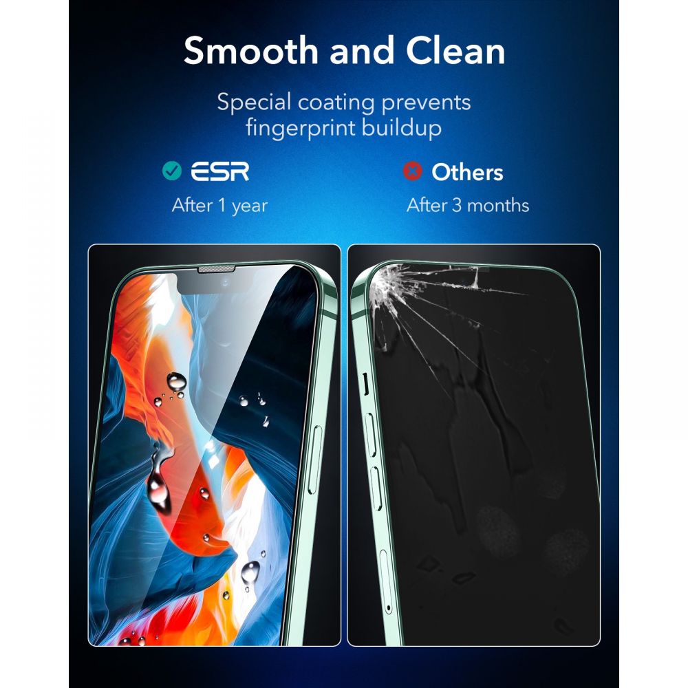 Szko hartowane Szko Hartowane Esr Screen Shield 2-pack przeroczyste APPLE iPhone 13 Pro Max / 4
