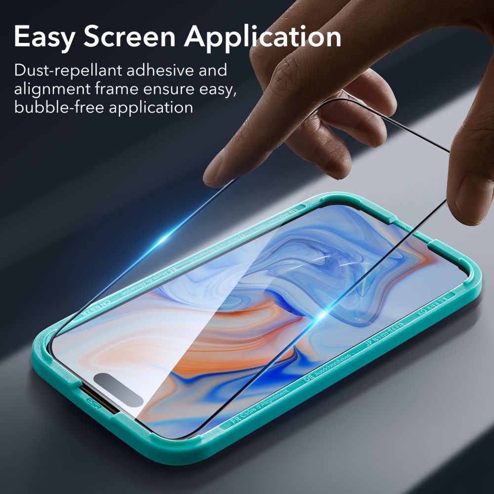 Szko hartowane Szko Hartowane Esr Tempered Glass 2-pack czarne APPLE iPhone 15 Plus / 9