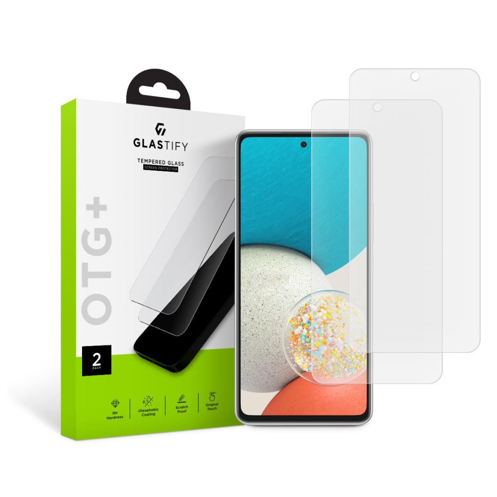 Szko hartowane Szko Hartowane Glastify Otg+ 2-pack przeroczyste SAMSUNG Galaxy A53 5G