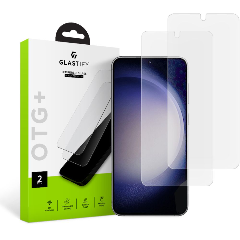 Szko hartowane Szko Hartowane Glastify Otg+ 2-pack przeroczyste SAMSUNG Galaxy S23