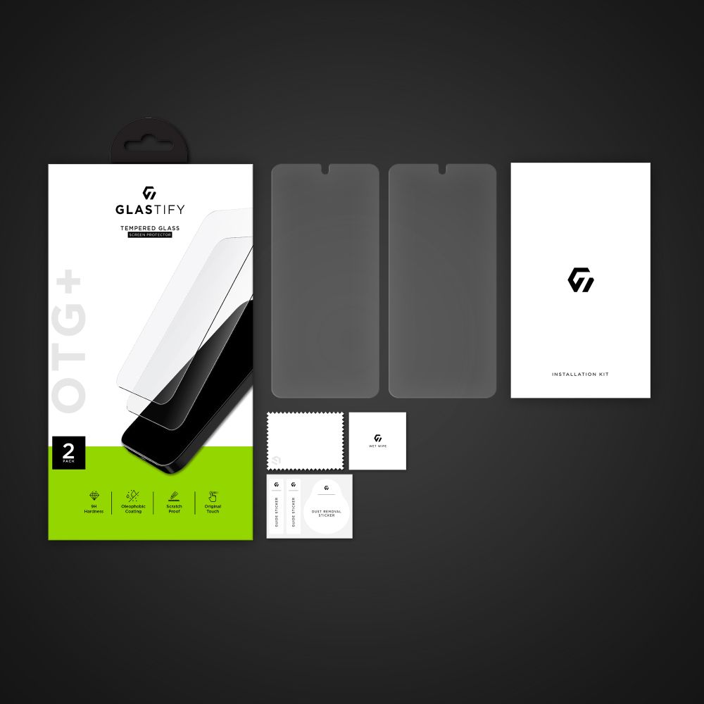 Szkło hartowane Szkło Hartowane Glastify Otg+ 2-pack przeźroczyste SAMSUNG Galaxy S23 Plus / 8