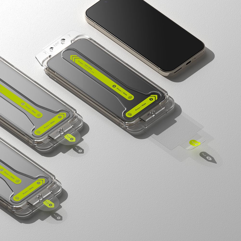 Szk�o hartowane Szk�o Hartowane Ringke Easy Slide 2-pack prze�roczyste Google Pixel 9 / 6