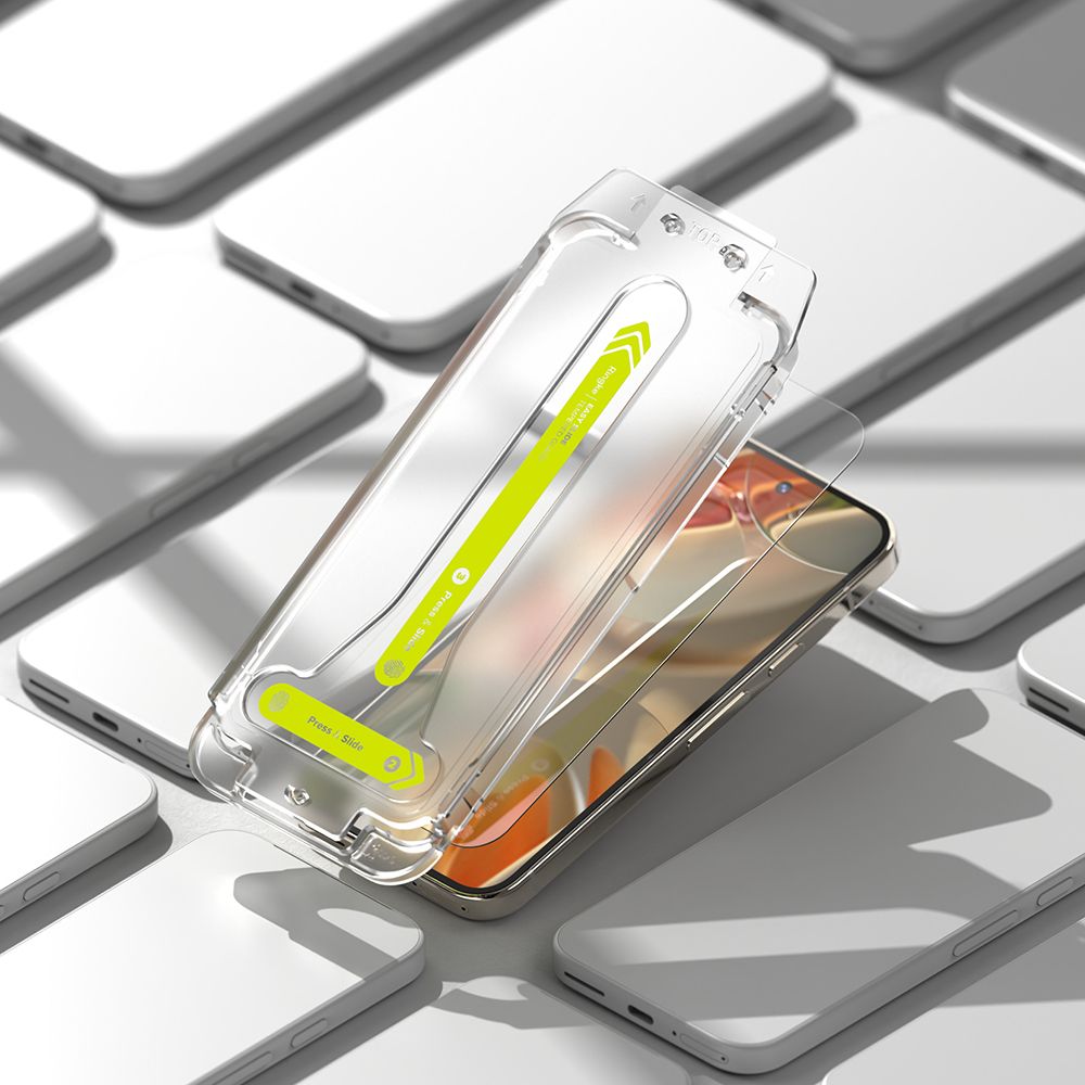 Szk�o hartowane Szk�o Hartowane Ringke Easy Slide 2-pack prze�roczyste Google Pixel 9 / 7