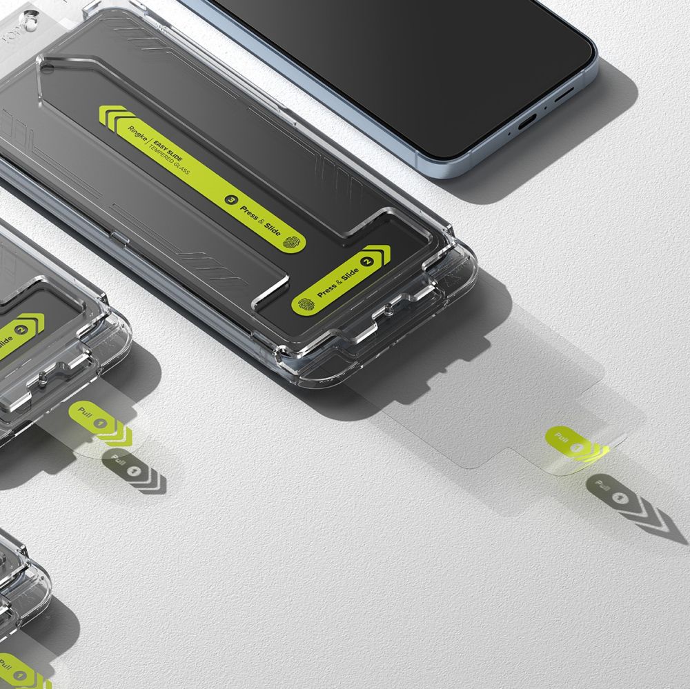 Szko hartowane Szko Hartowane Ringke Easy Slide 2-pack przeroczyste SAMSUNG Galaxy A55 5G / 4