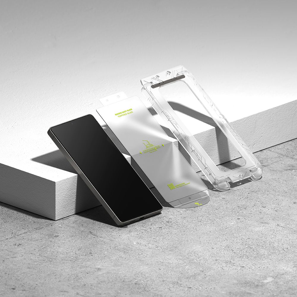 Szkło hartowane Szkło Hartowane Ringke Easy Slide 2-pack przeźroczyste SAMSUNG Galaxy S25 Ultra / 3 Szkło hartowane Szkło Hartowane Ringke Easy Slide 2-pack przeźroczyste SAMSUNG Galaxy S25 Ultra / 3