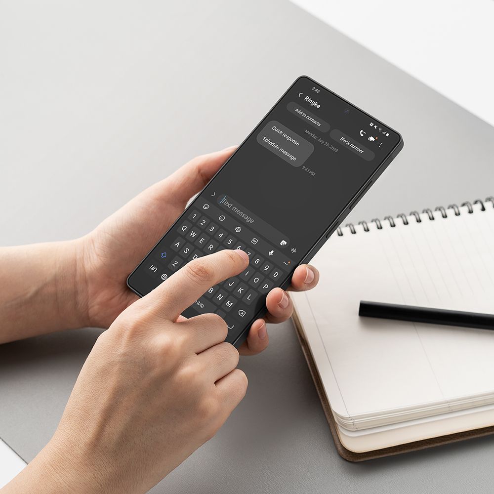 Szkło hartowane Szkło Hartowane Ringke Easy Slide 2-pack przeźroczyste SAMSUNG Galaxy S25 Ultra / 5 Szkło hartowane Szkło Hartowane Ringke Easy Slide 2-pack przeźroczyste SAMSUNG Galaxy S25 Ultra / 5