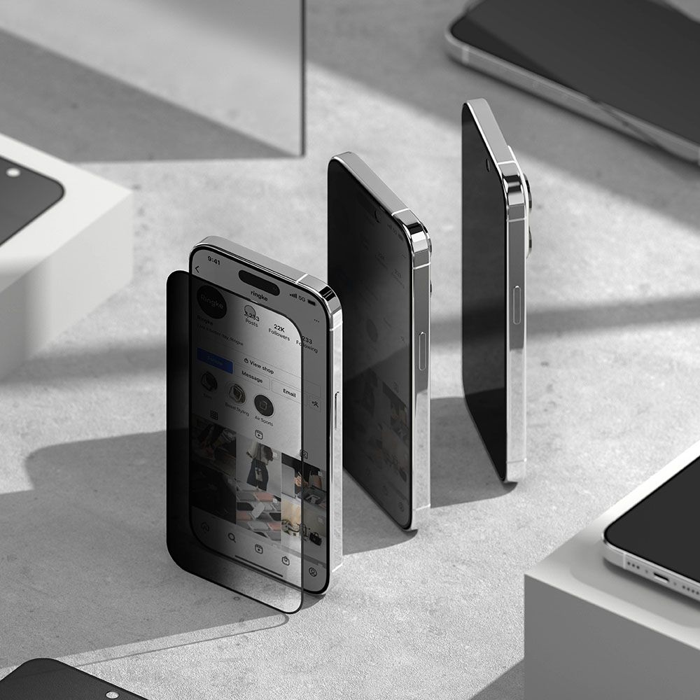 Szko hartowane Szko Hartowane Ringke Tg privacy APPLE iPhone 15 Pro Max / 5