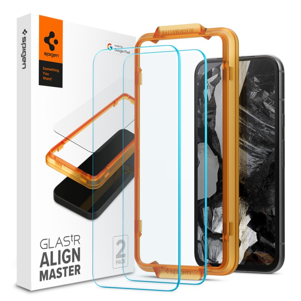 Szko hartowane Szko Hartowane Spigen Alm Glas.tr 2-pack przeroczyste Google Pixel 8a