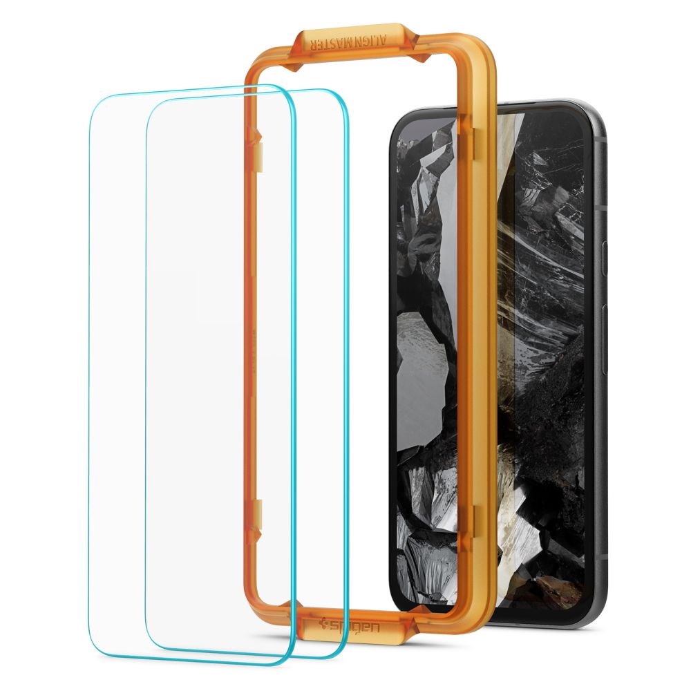 Szko hartowane Szko Hartowane Spigen Alm Glas.tr 2-pack przeroczyste Google Pixel 8a / 6