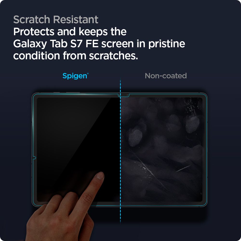 Szko hartowane Szko Hartowane Spigen Glas.tr Ez Fit 12.4 T730 / t736b SAMSUNG Galaxy Tab S7 FE 5G / 3